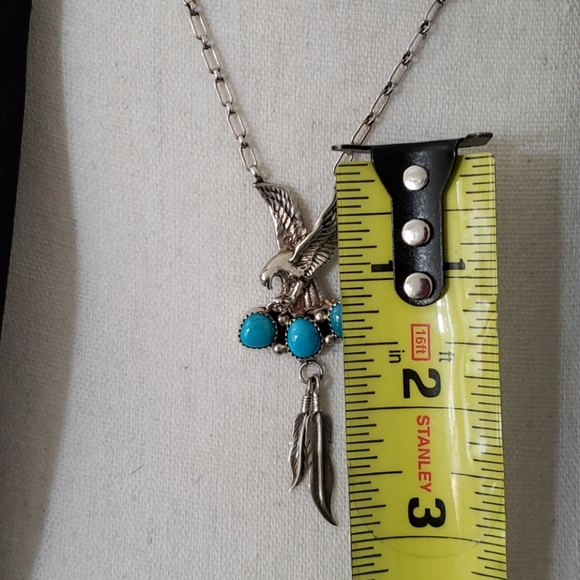 Cleaning out closet 😍Sterling Silver Eagle Necklace - Picture 6 of 10